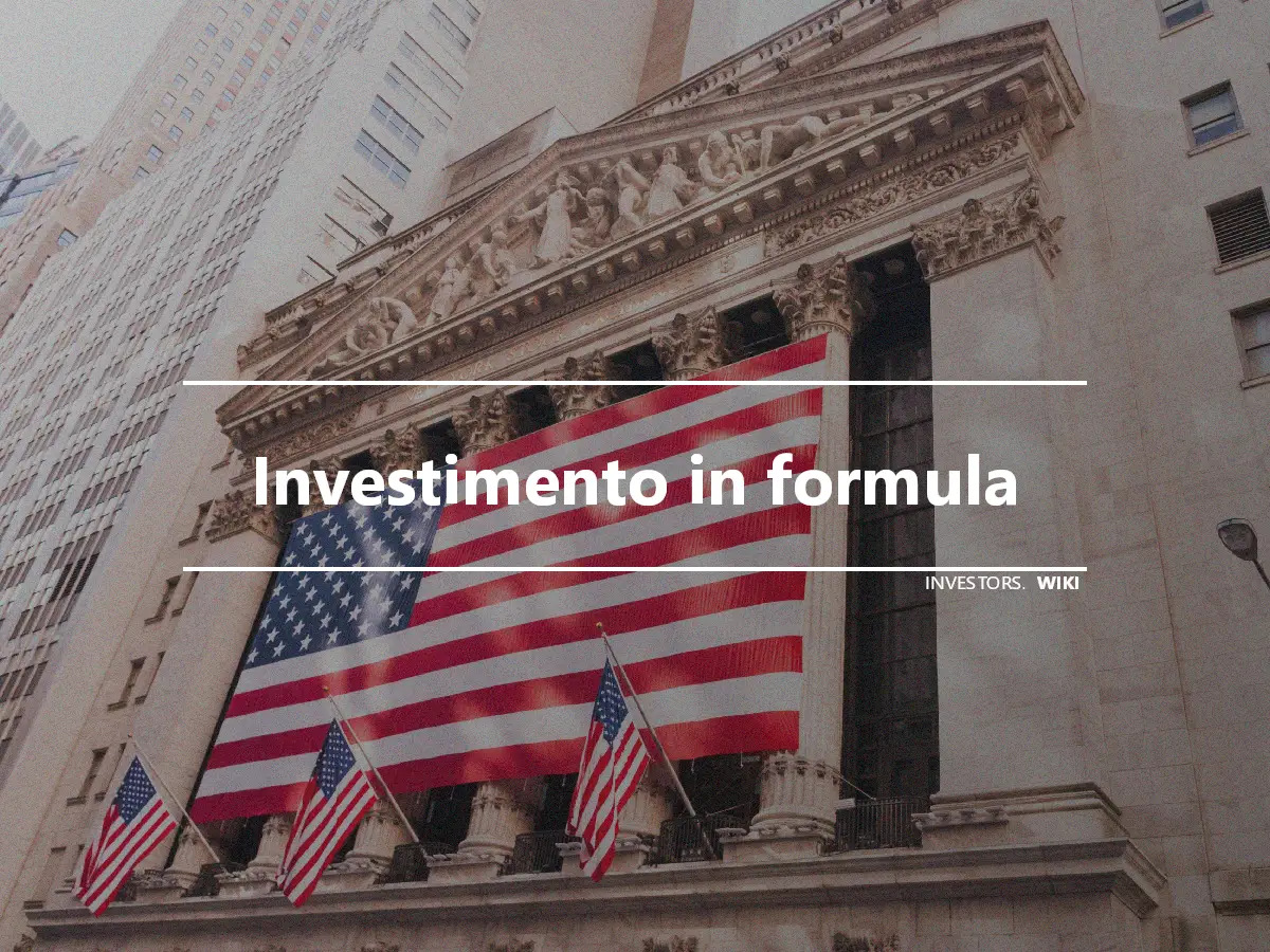 Investimento in formula