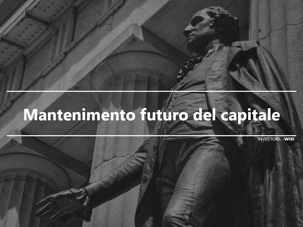 Mantenimento futuro del capitale