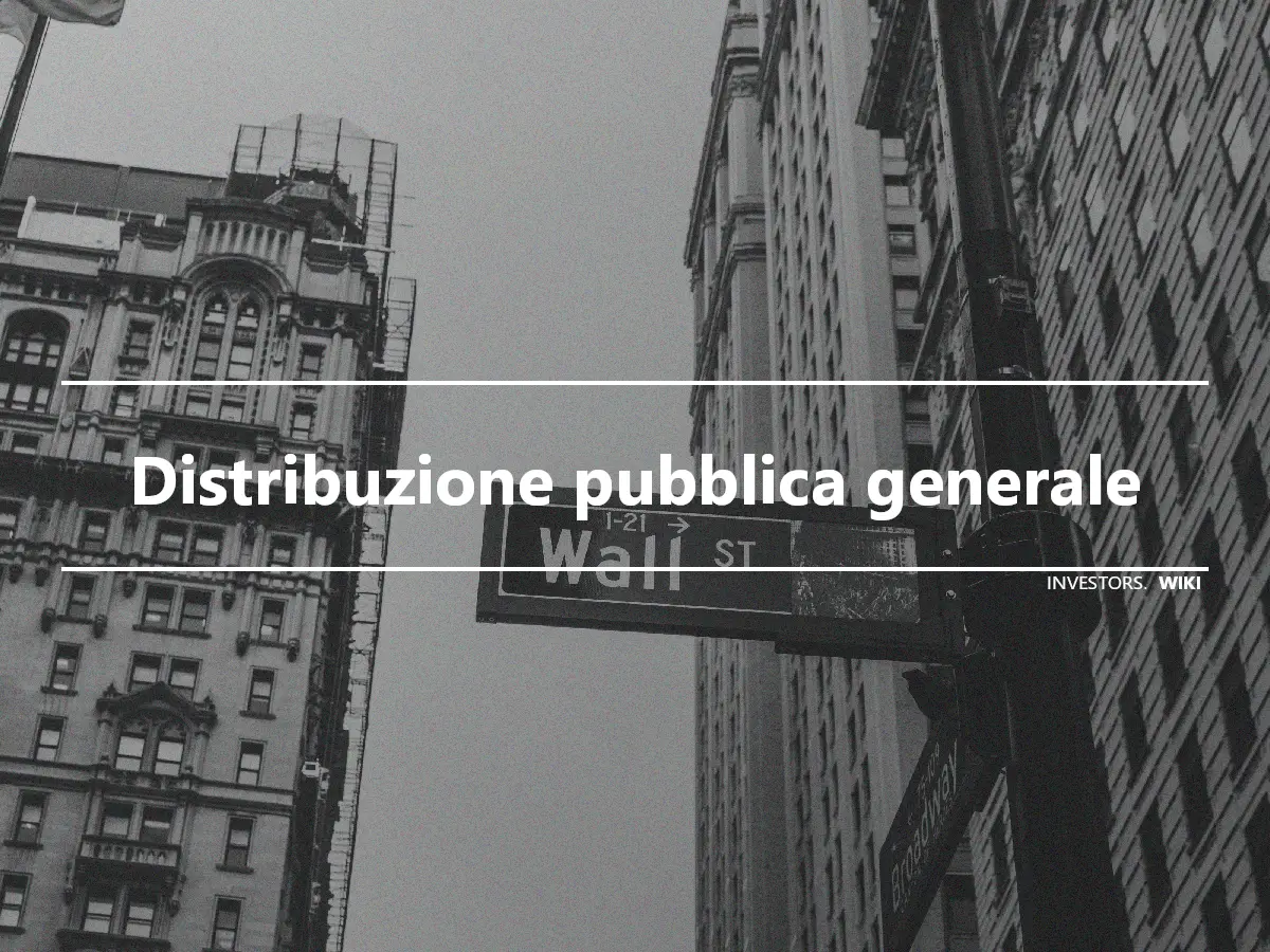 Distribuzione pubblica generale