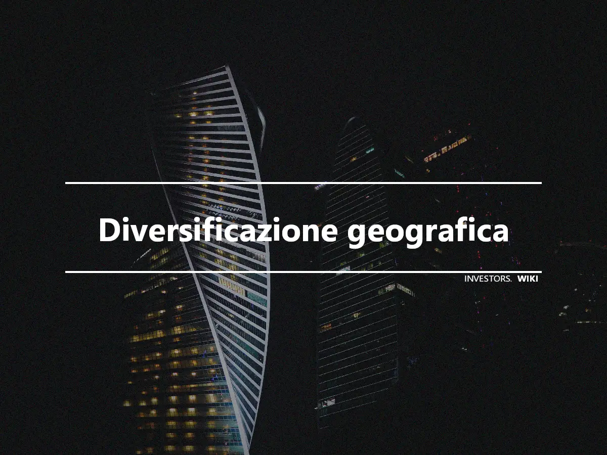 Diversificazione geografica