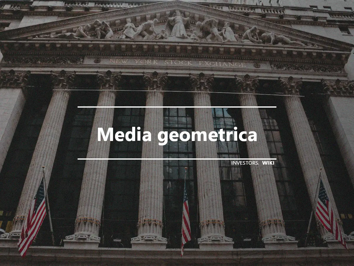 Media geometrica