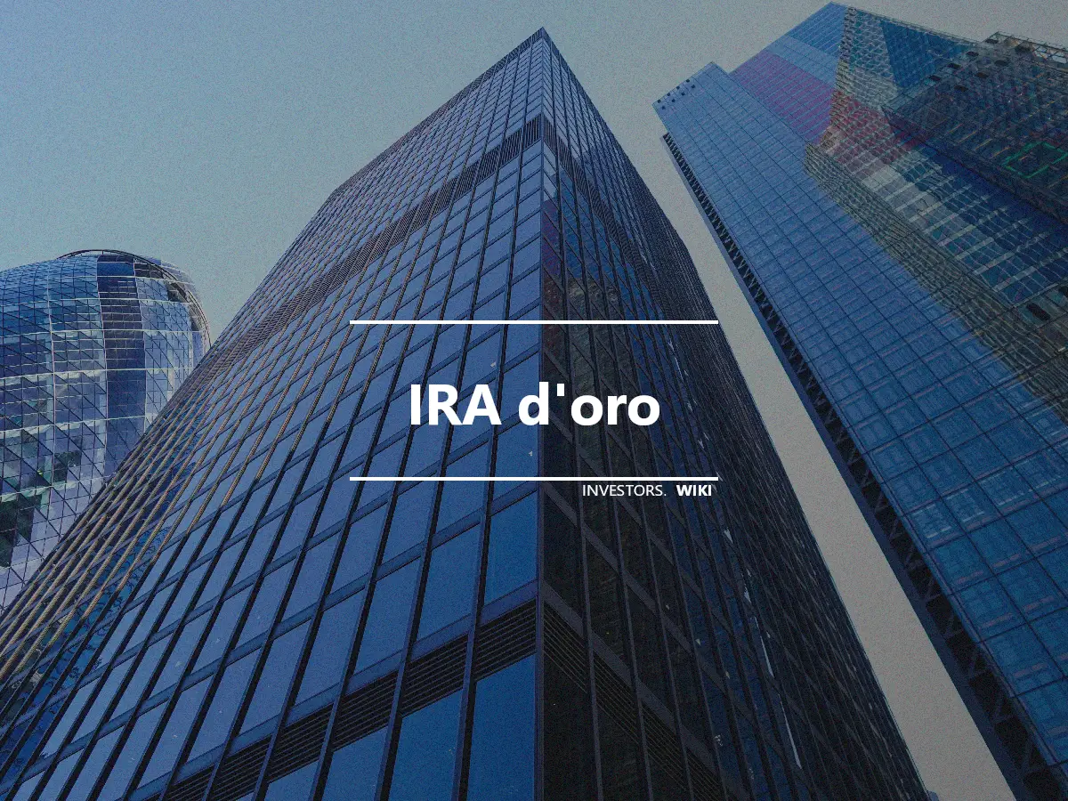 IRA d'oro