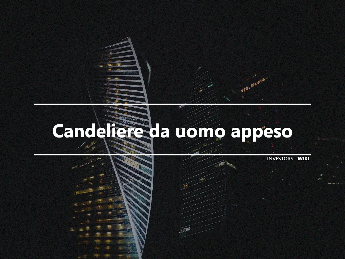 Candeliere da uomo appeso