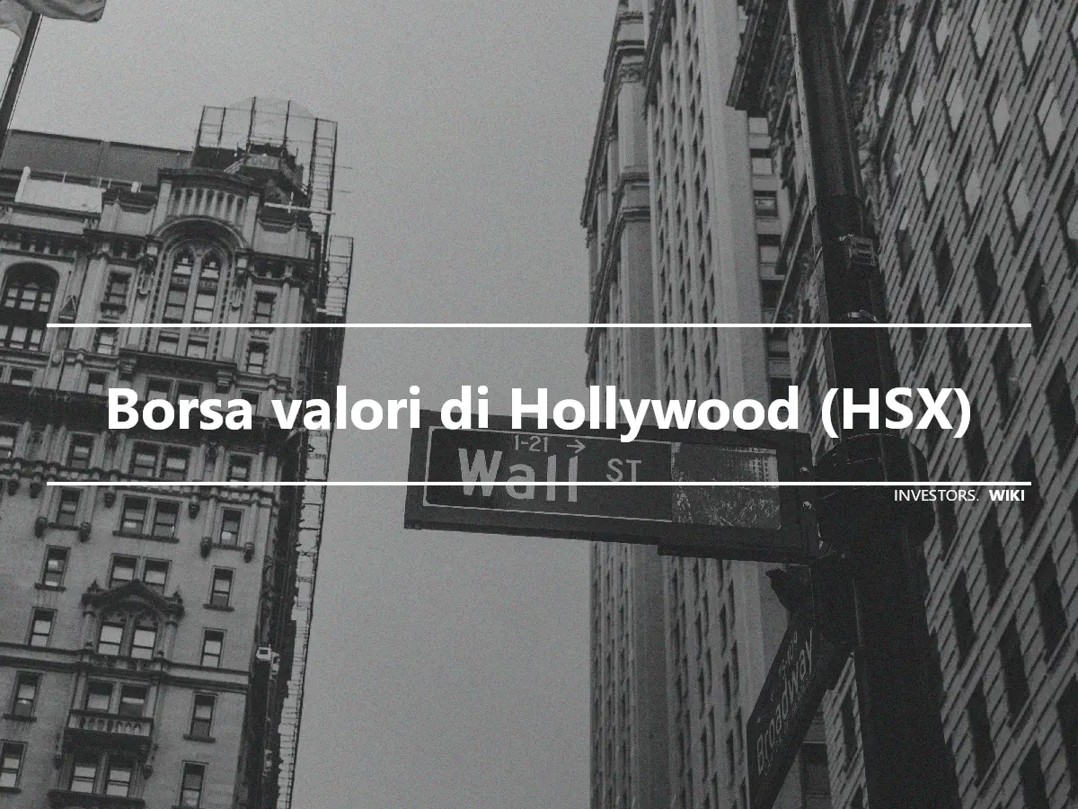 Borsa valori di Hollywood (HSX)