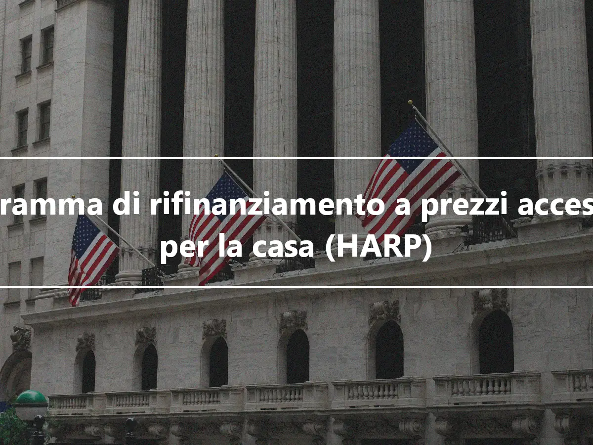 Programma di rifinanziamento a prezzi accessibili per la casa (HARP)