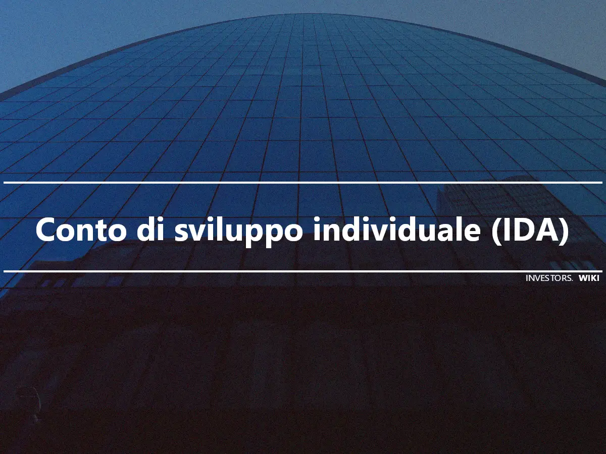 Conto di sviluppo individuale (IDA)