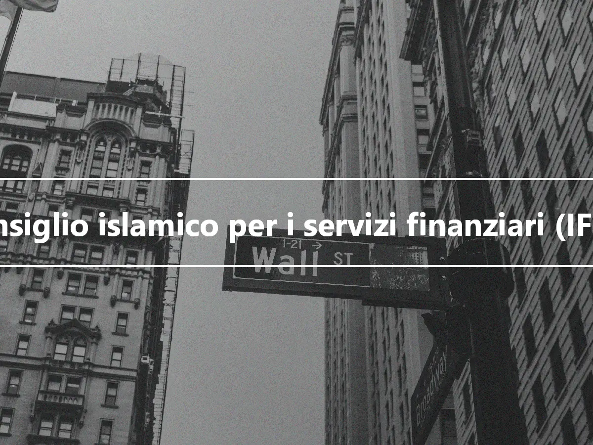 Consiglio islamico per i servizi finanziari (IFSB)
