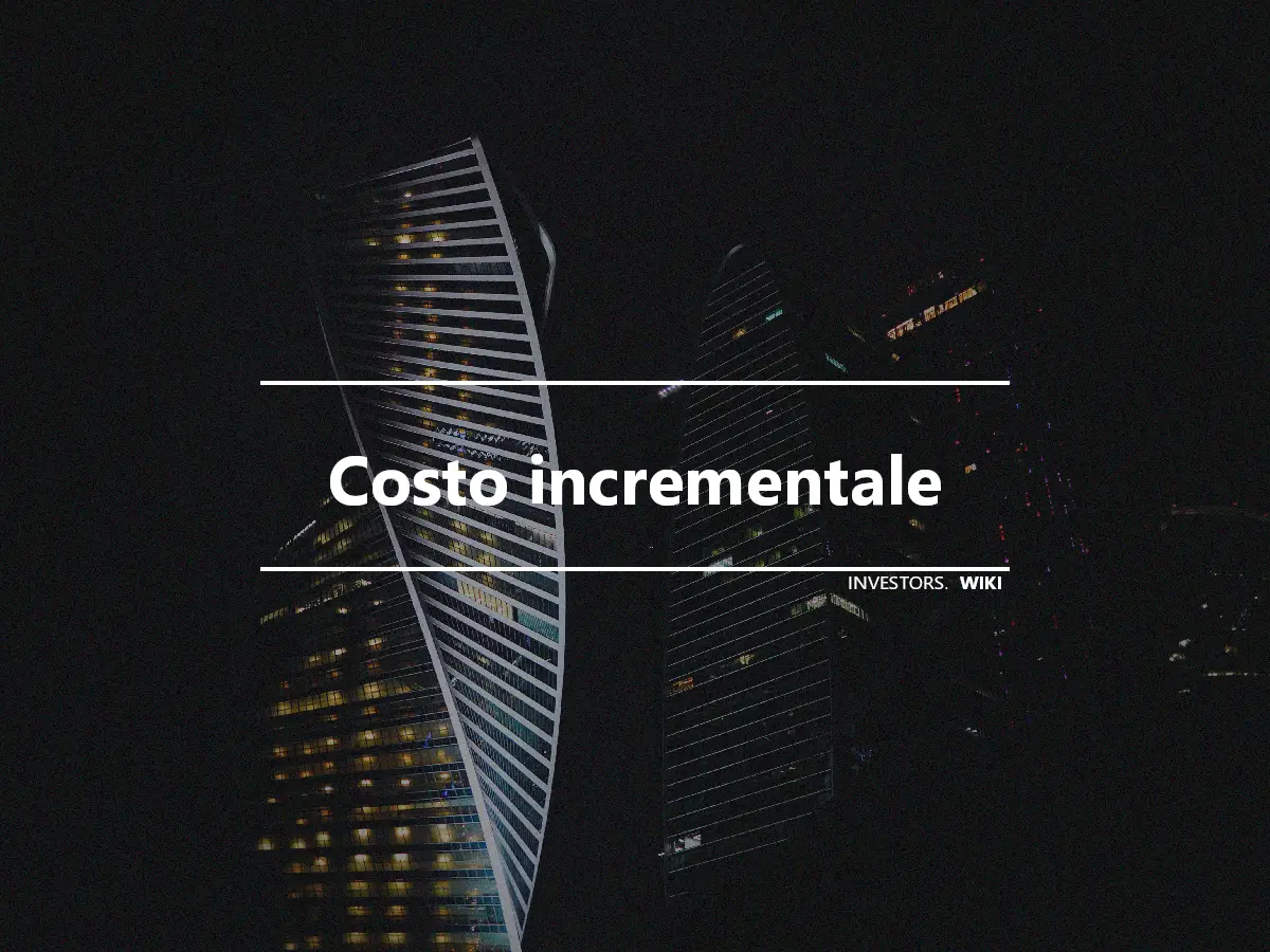 Costo incrementale