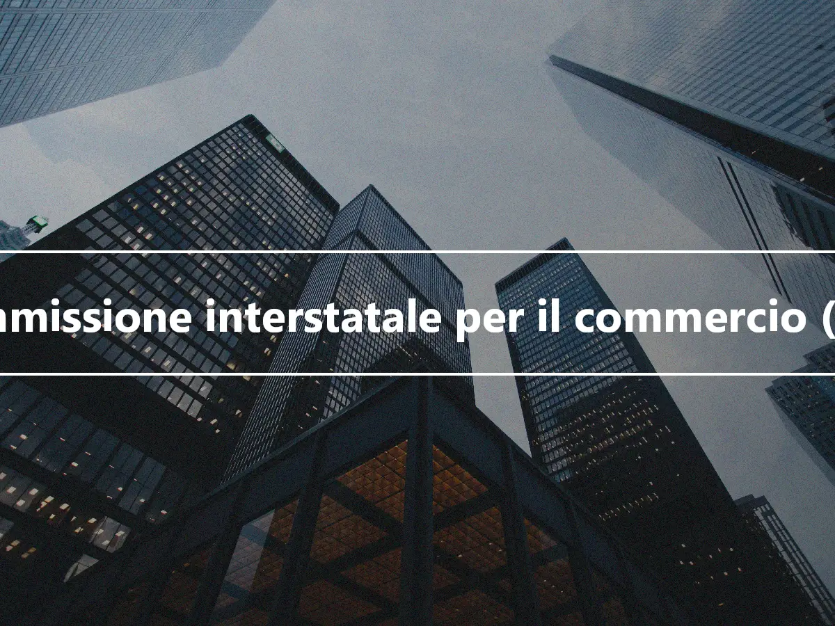 Commissione interstatale per il commercio (ICC)