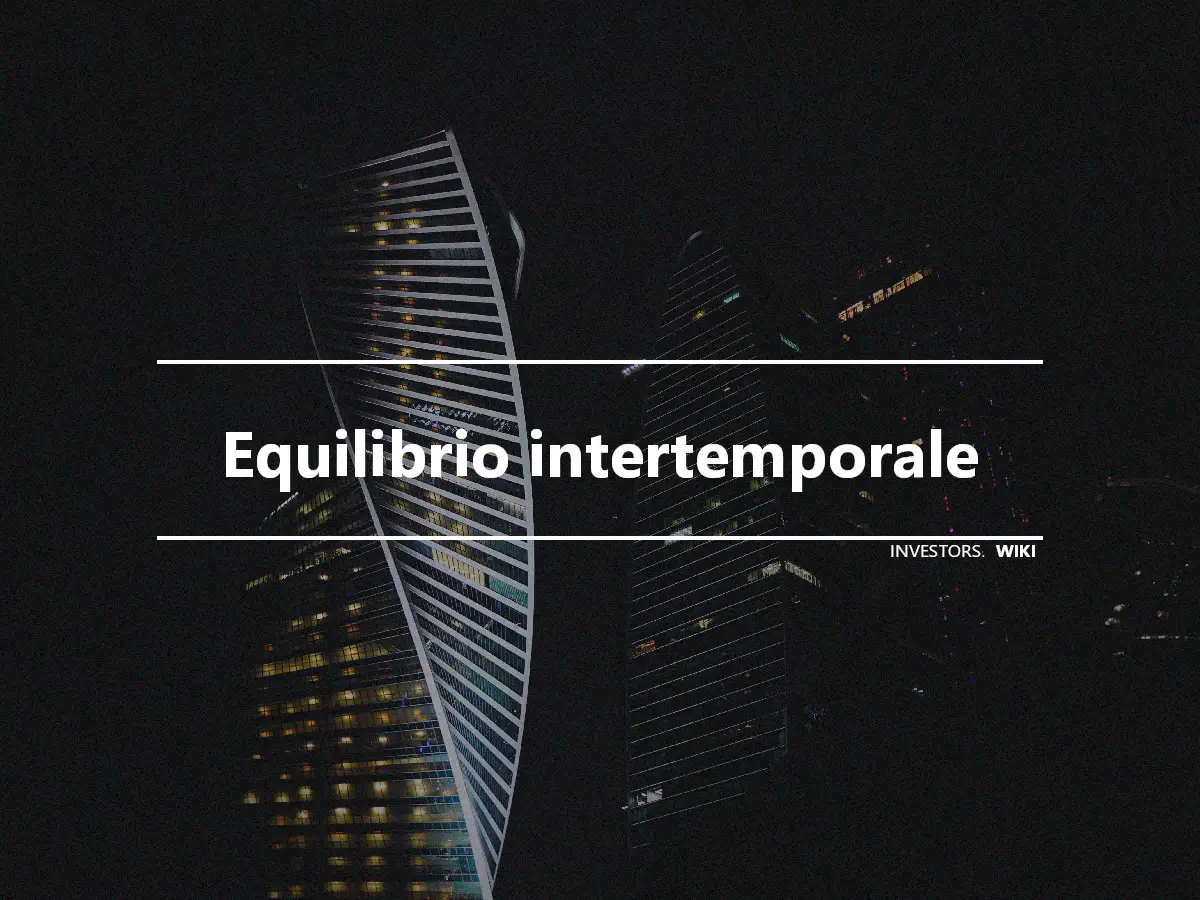 Equilibrio intertemporale