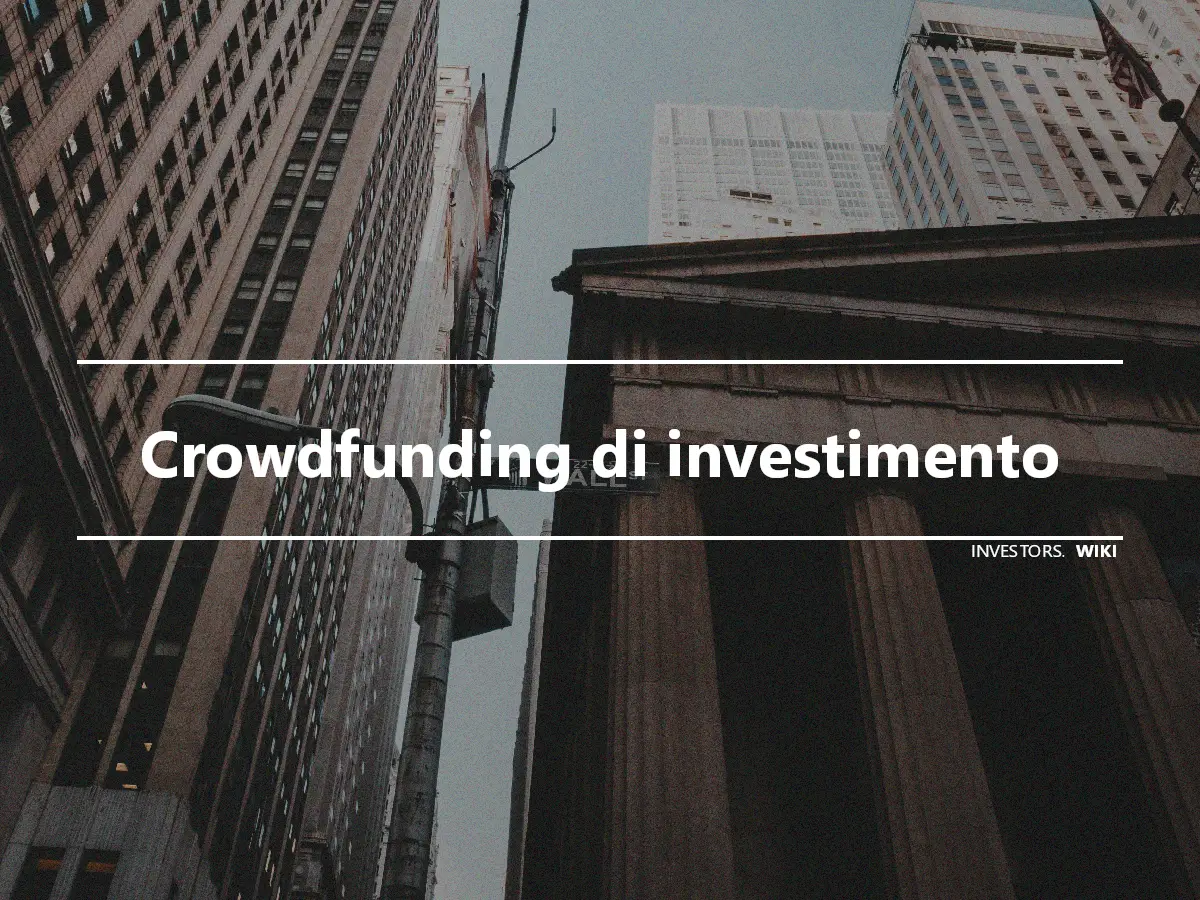 Crowdfunding di investimento