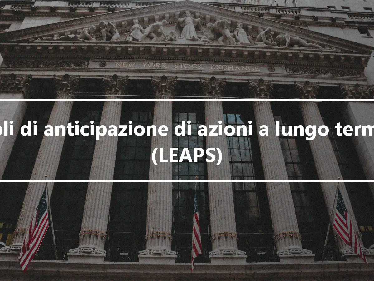 Titoli di anticipazione di azioni a lungo termine (LEAPS)