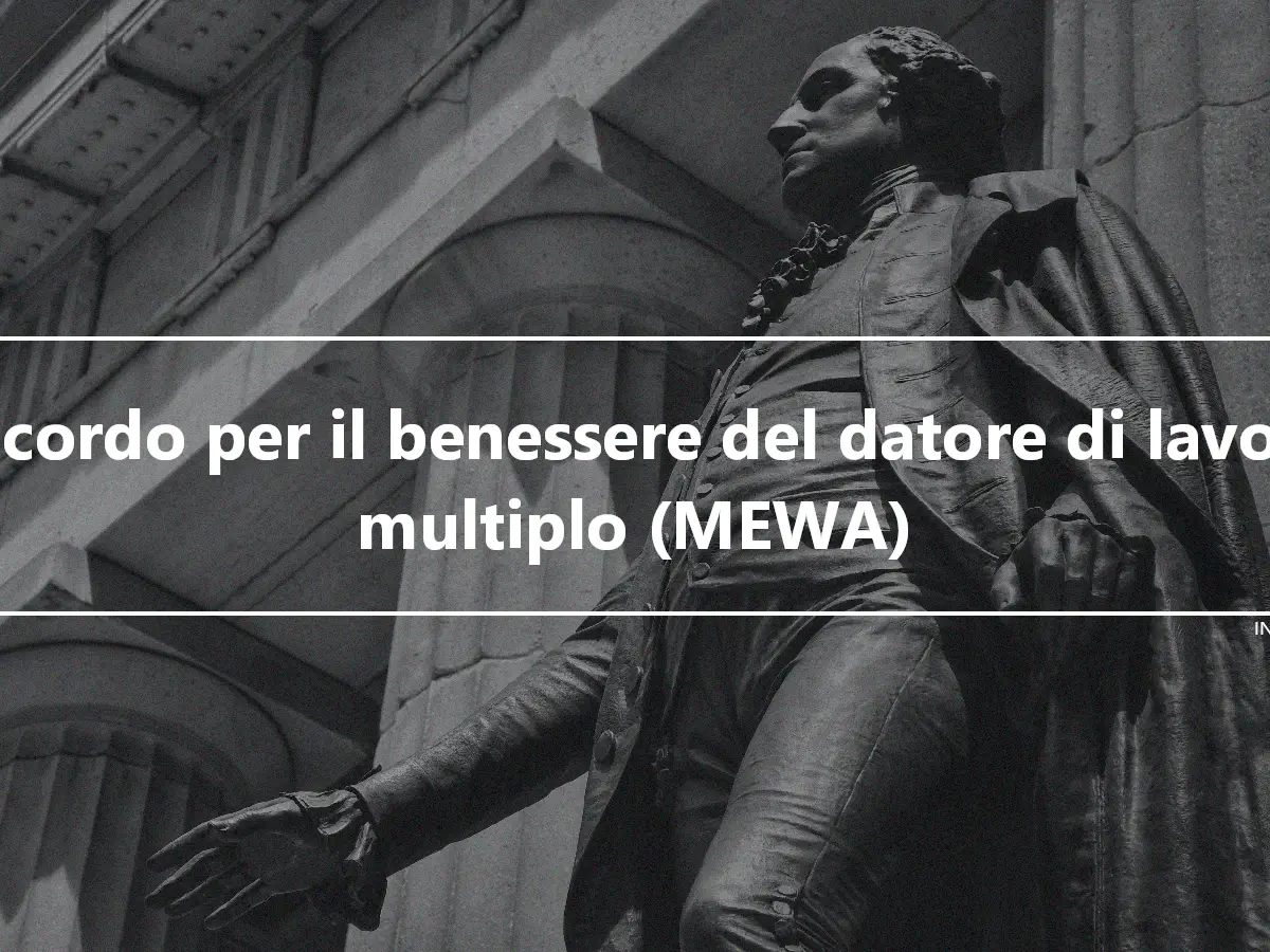 Accordo per il benessere del datore di lavoro multiplo (MEWA)