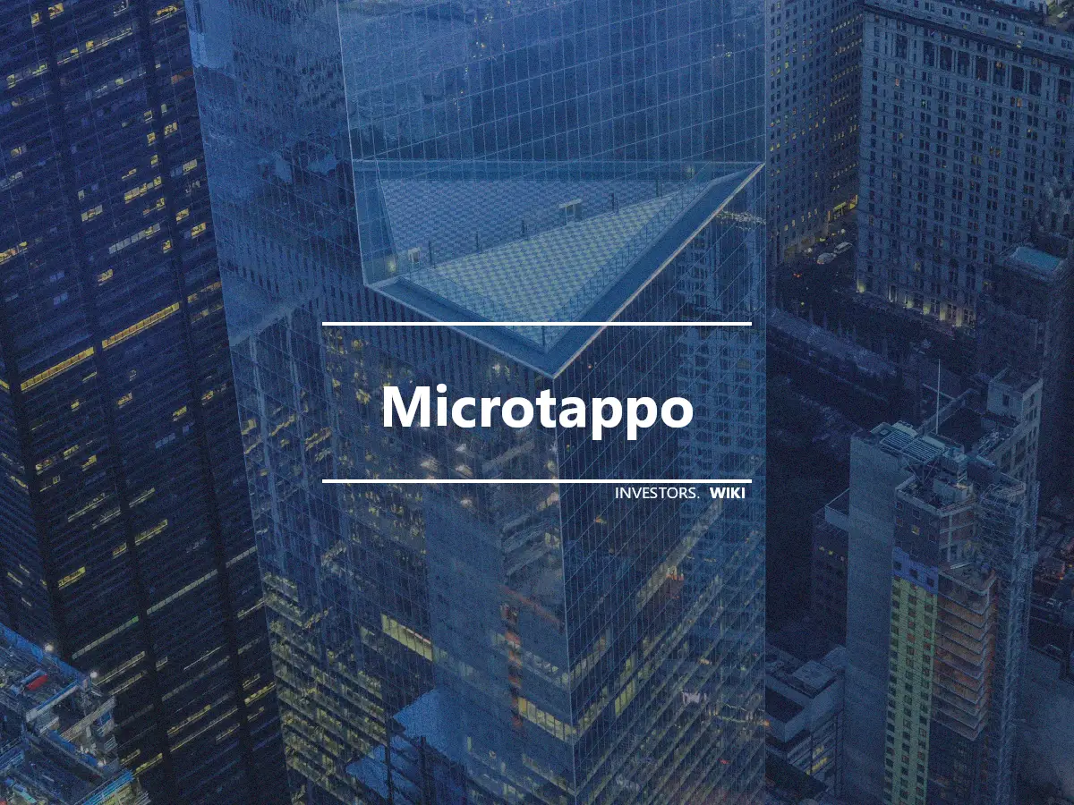 Microtappo