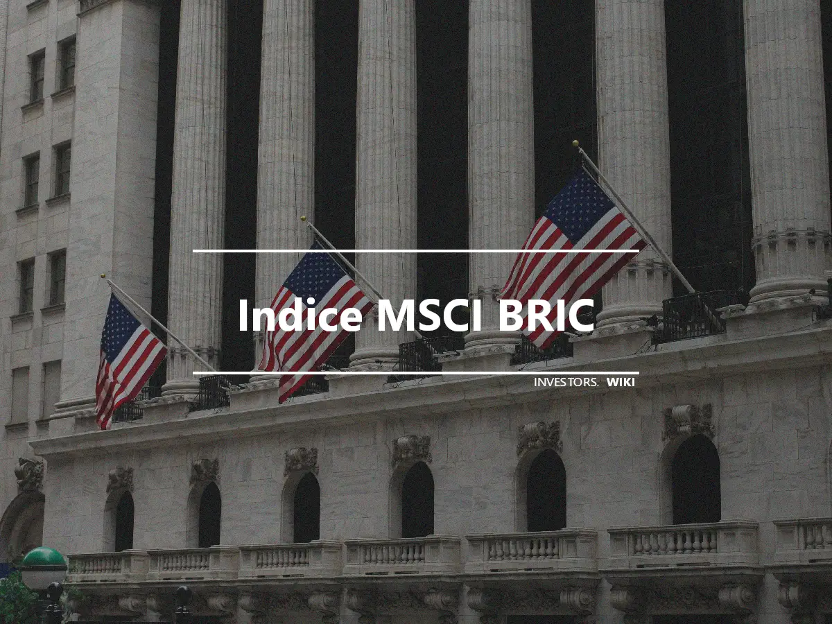 Indice MSCI BRIC