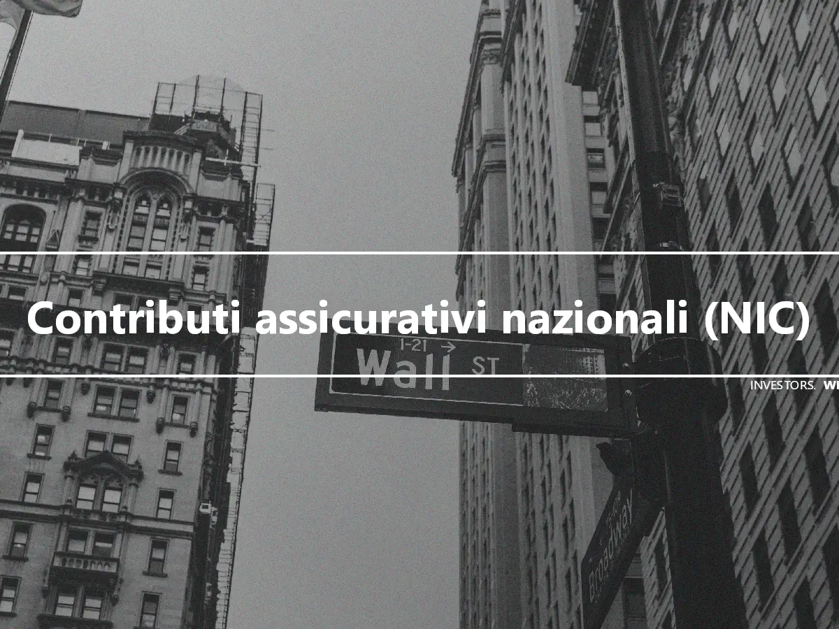 Contributi assicurativi nazionali (NIC)