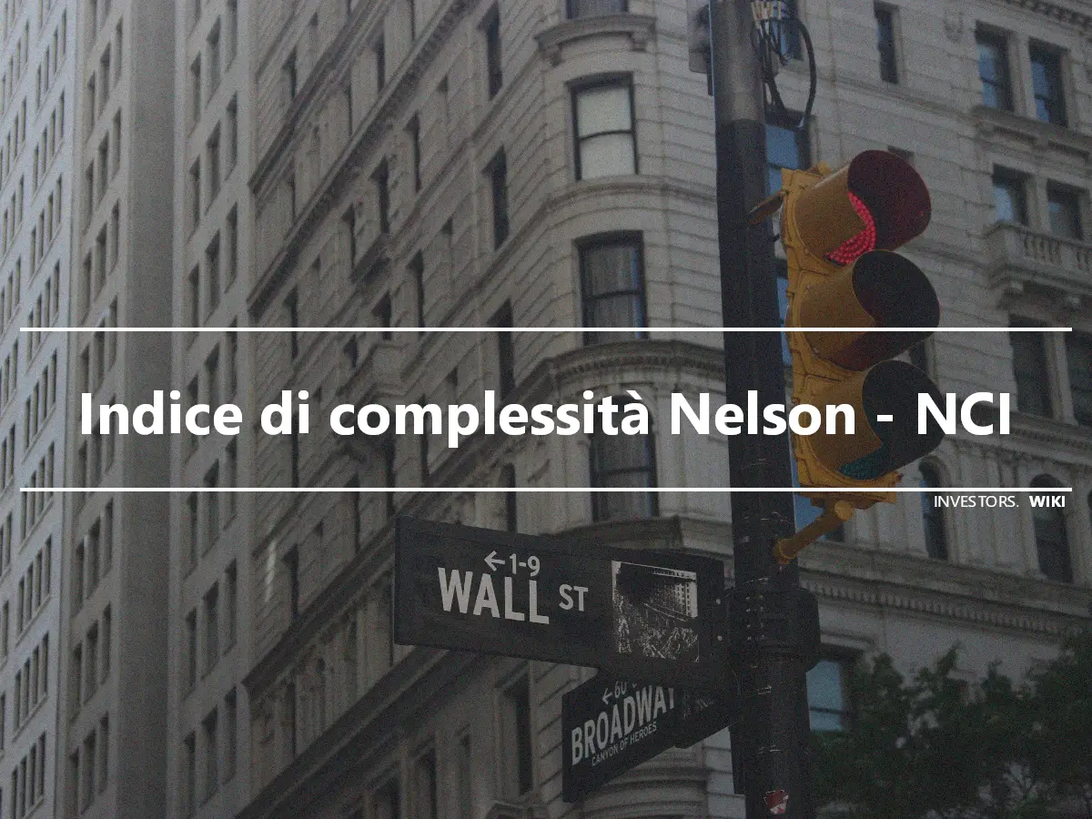 Indice di complessità Nelson - NCI