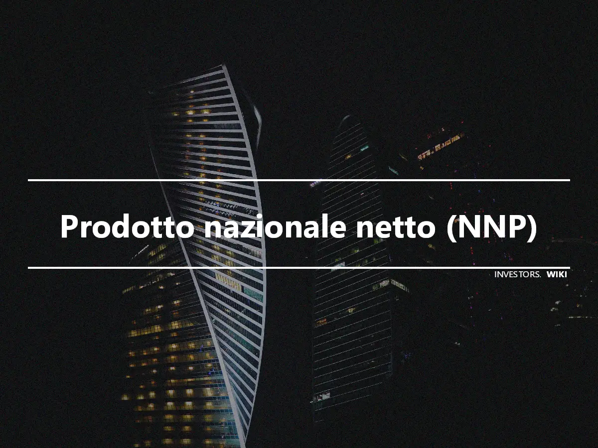 Prodotto nazionale netto (NNP)