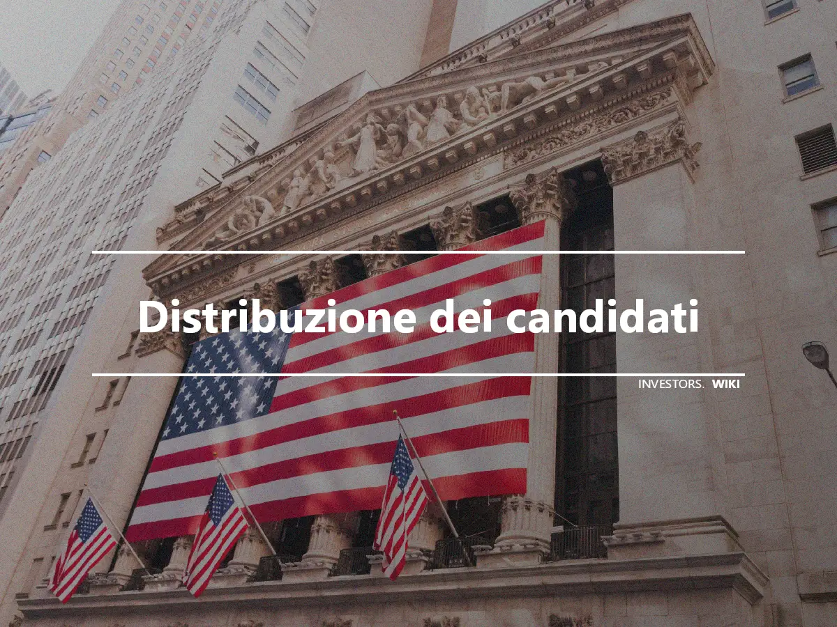 Distribuzione dei candidati