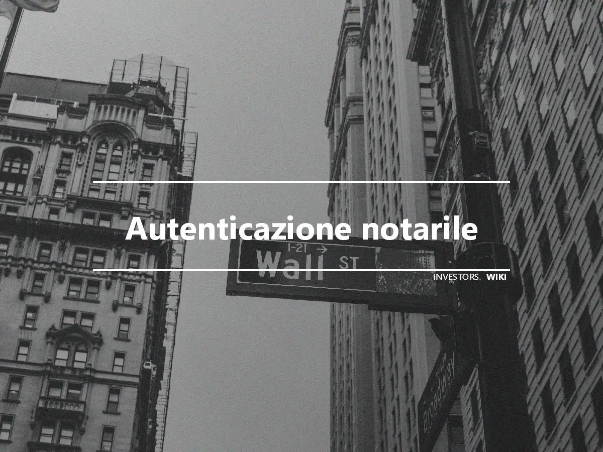 Autenticazione notarile