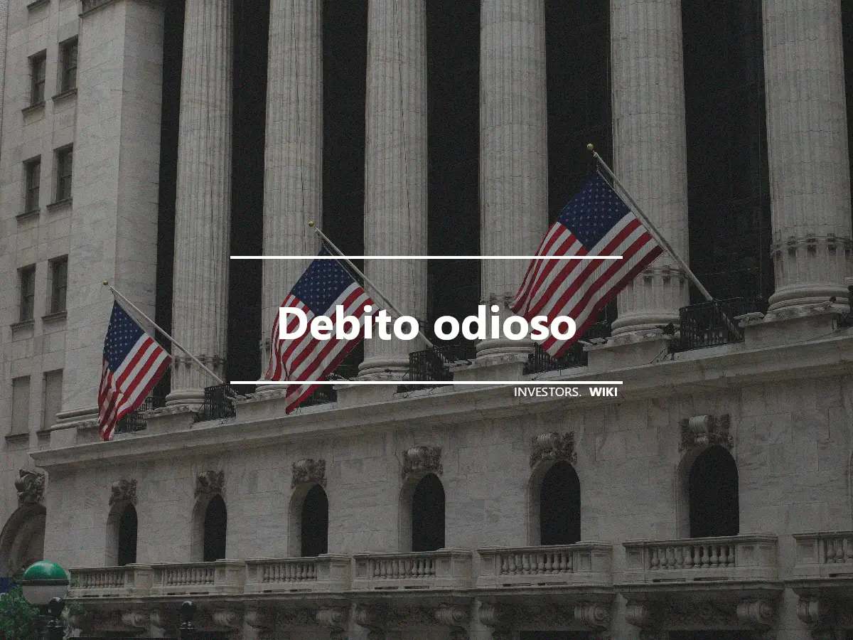 Debito odioso