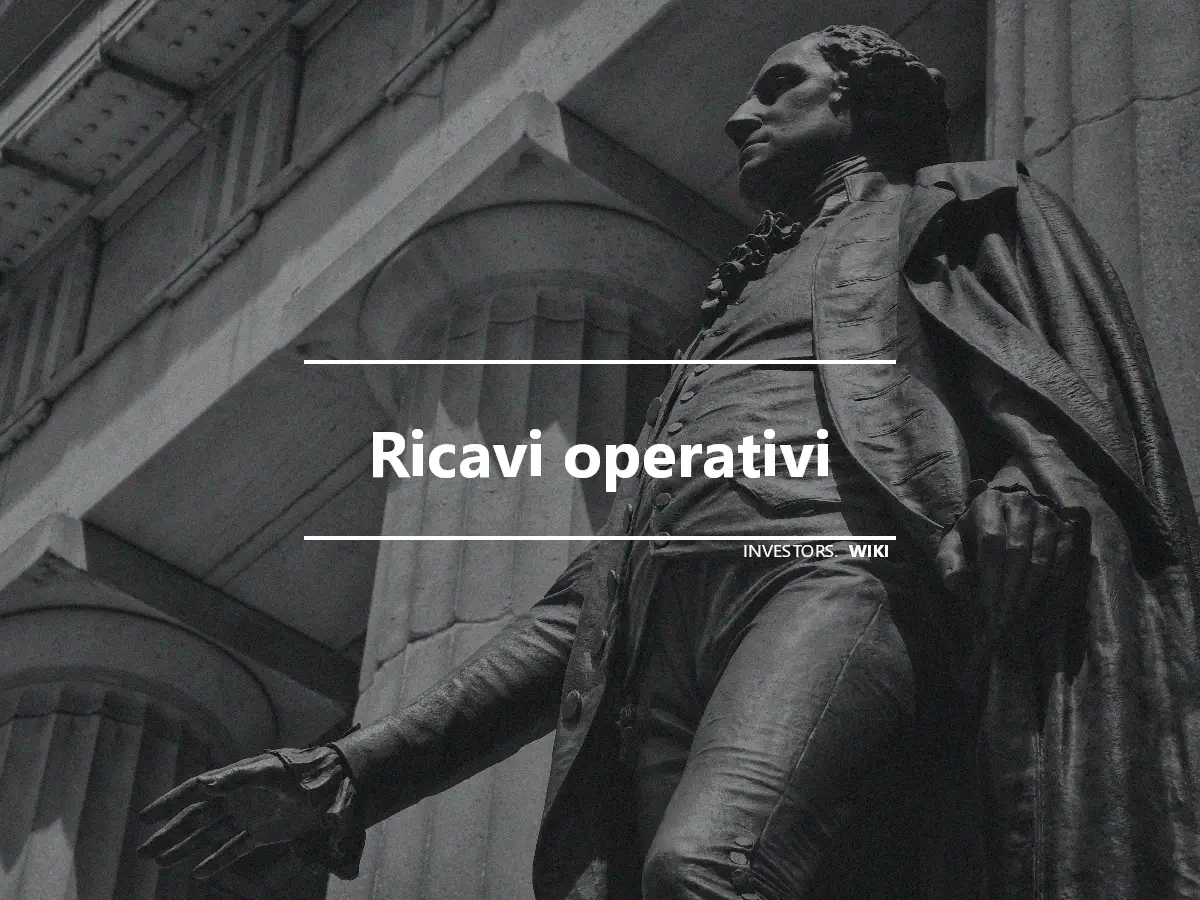 Ricavi operativi