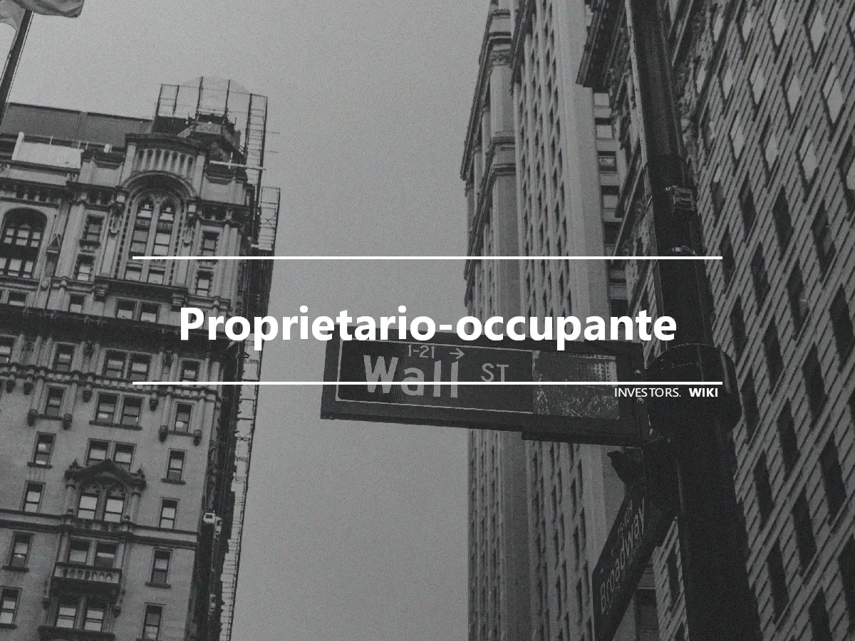 Proprietario-occupante