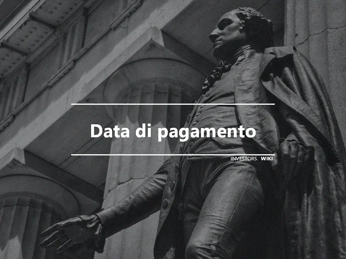 Data di pagamento