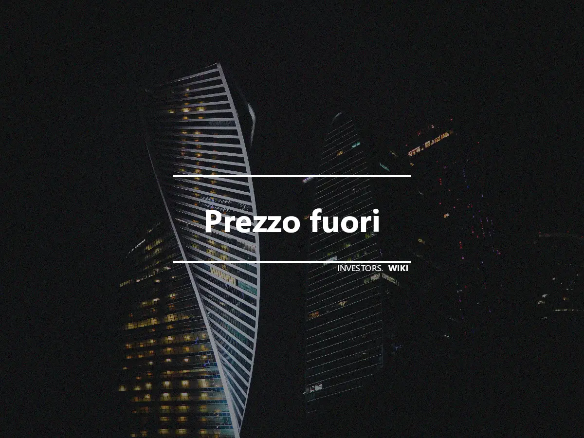 Prezzo fuori