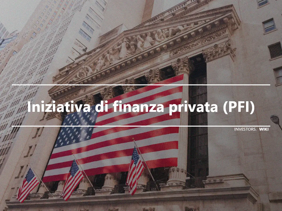 Iniziativa di finanza privata (PFI)