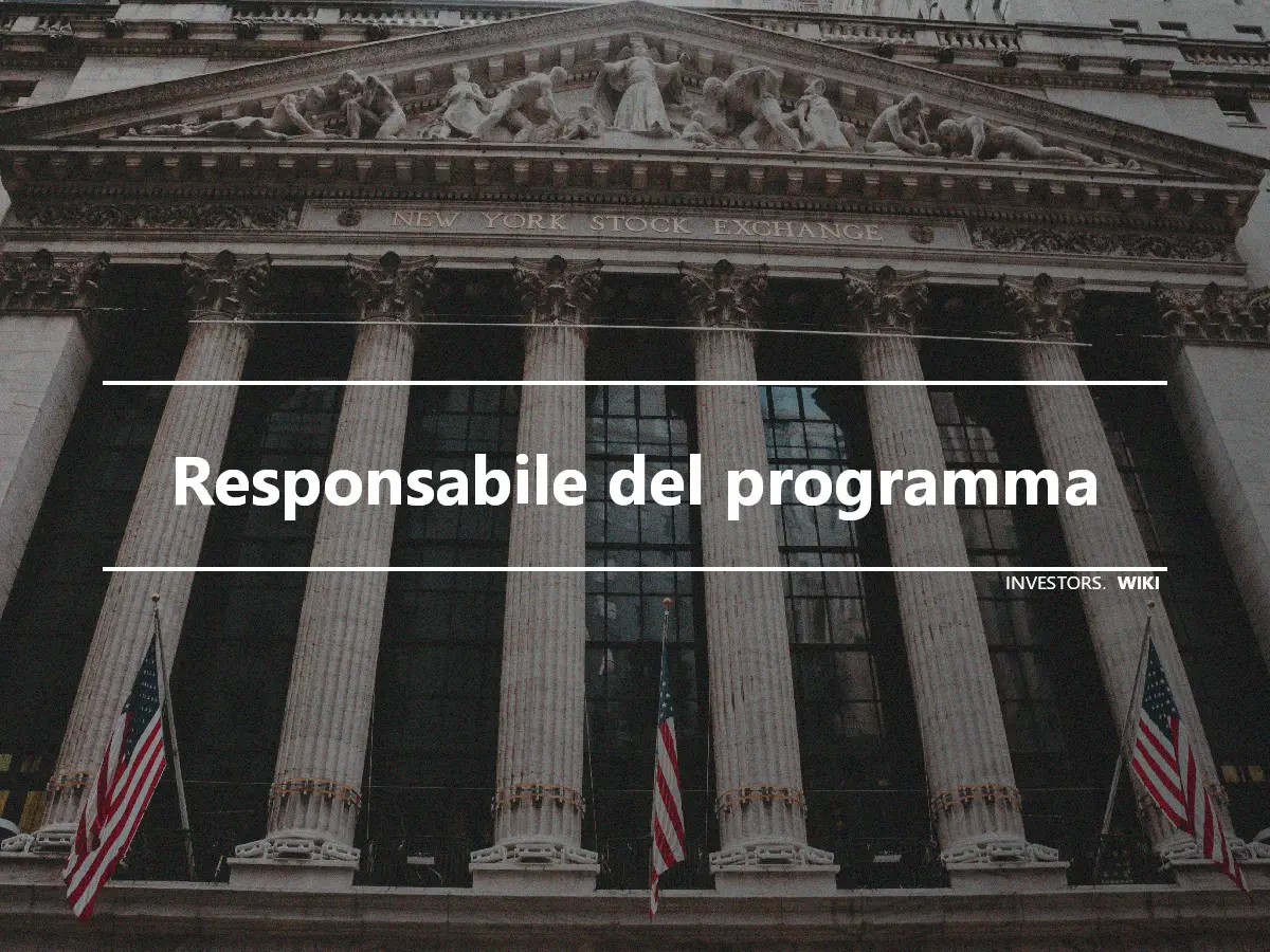 Responsabile del programma