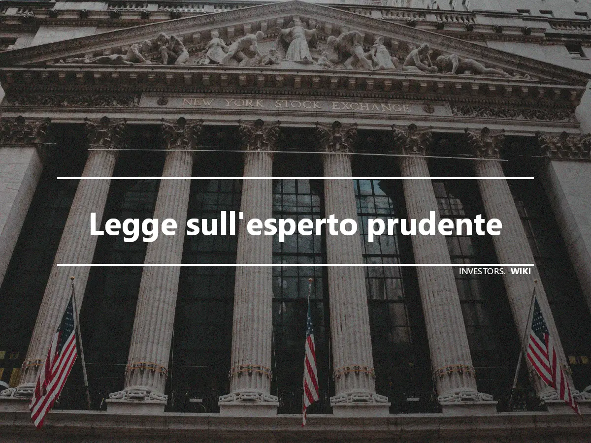 Legge sull'esperto prudente