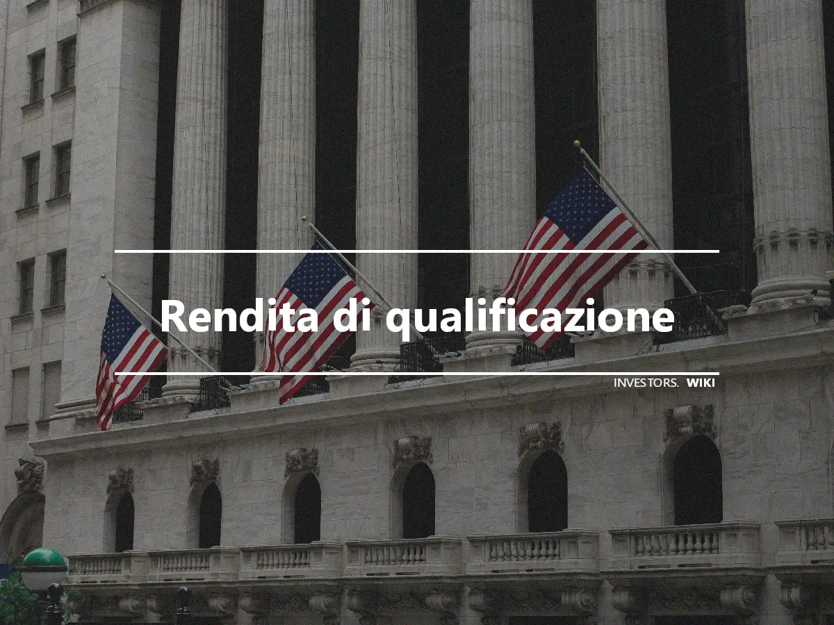 Rendita di qualificazione