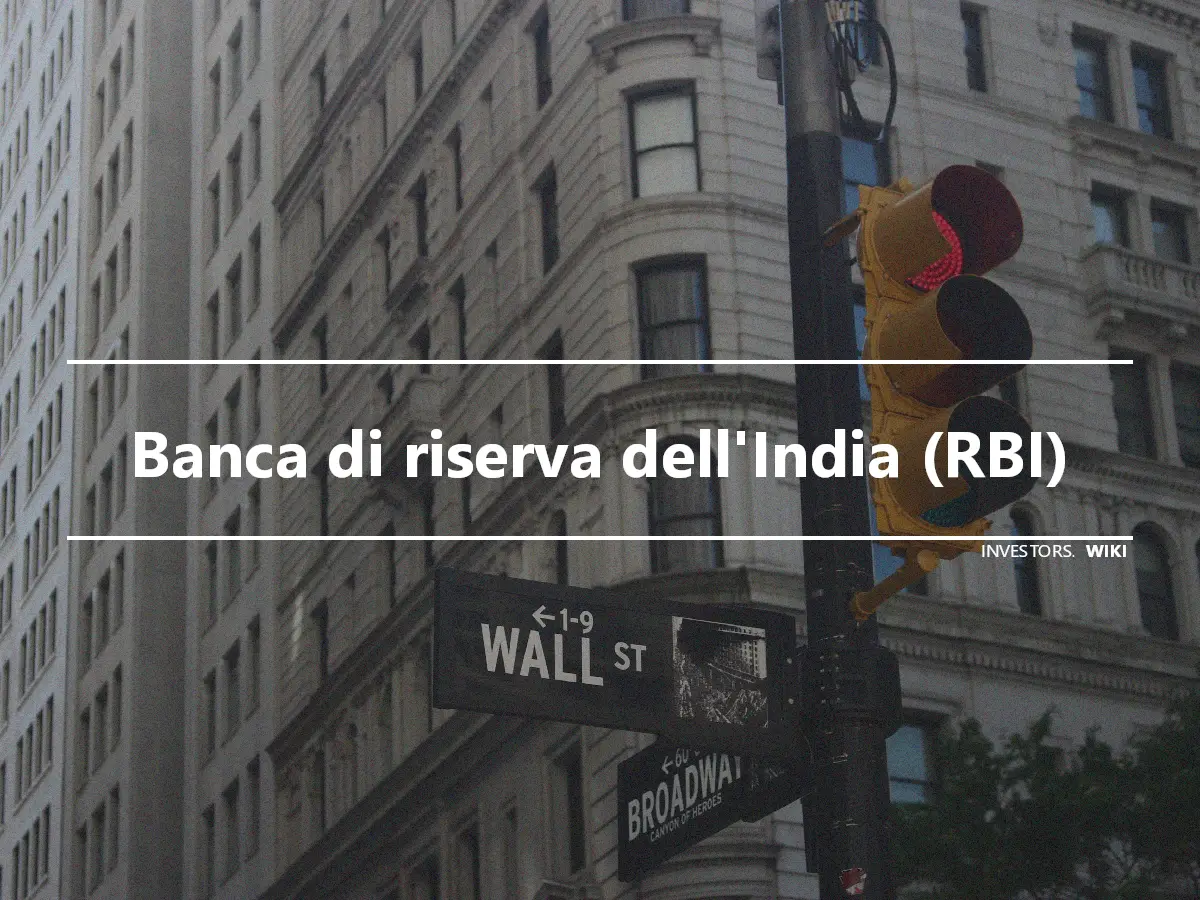 Banca di riserva dell'India (RBI)