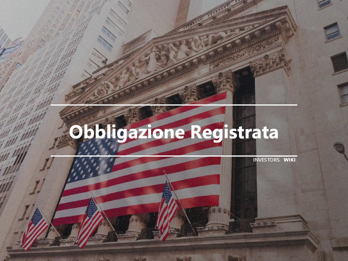 Obbligazione Registrata