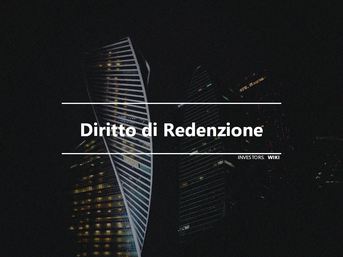 Diritto di Redenzione