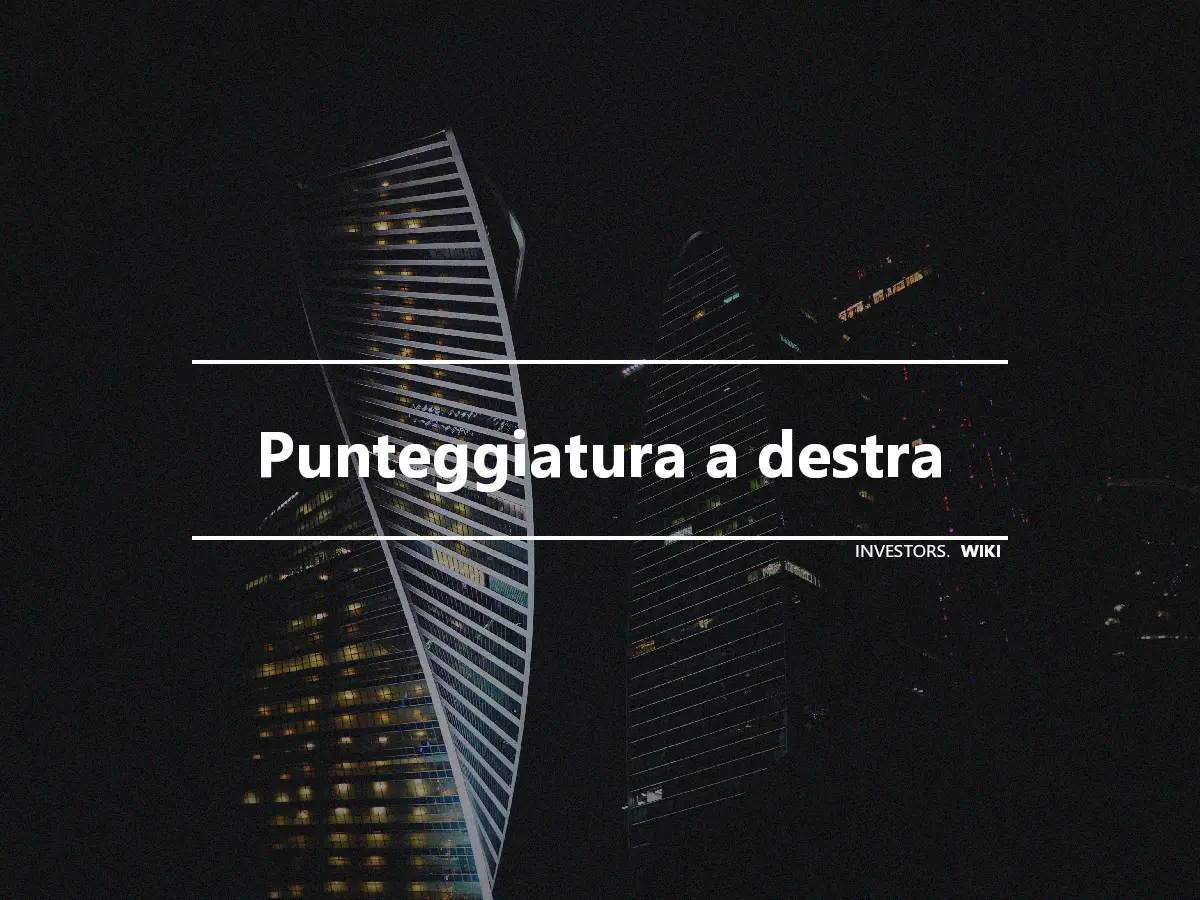 Punteggiatura a destra