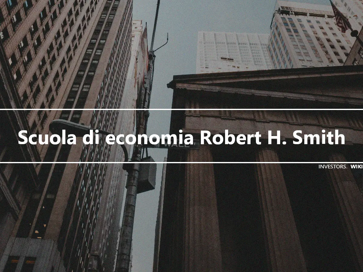 Scuola di economia Robert H. Smith