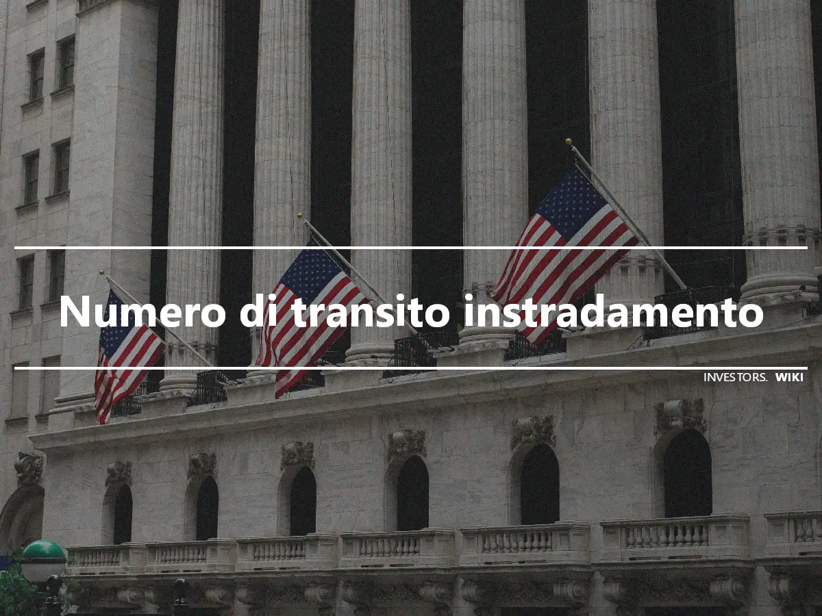 Numero di transito instradamento