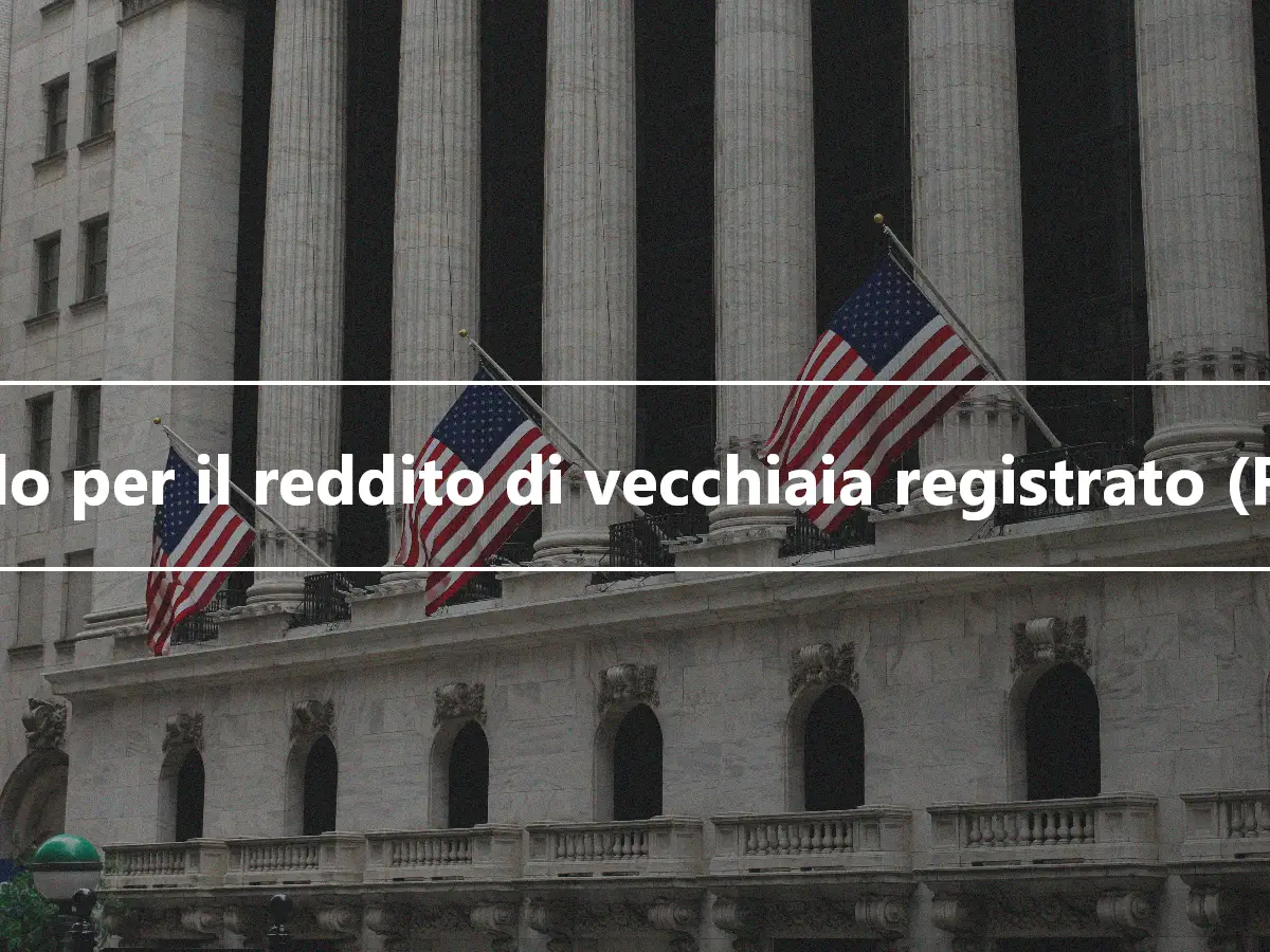 Fondo per il reddito di vecchiaia registrato (RRIF)