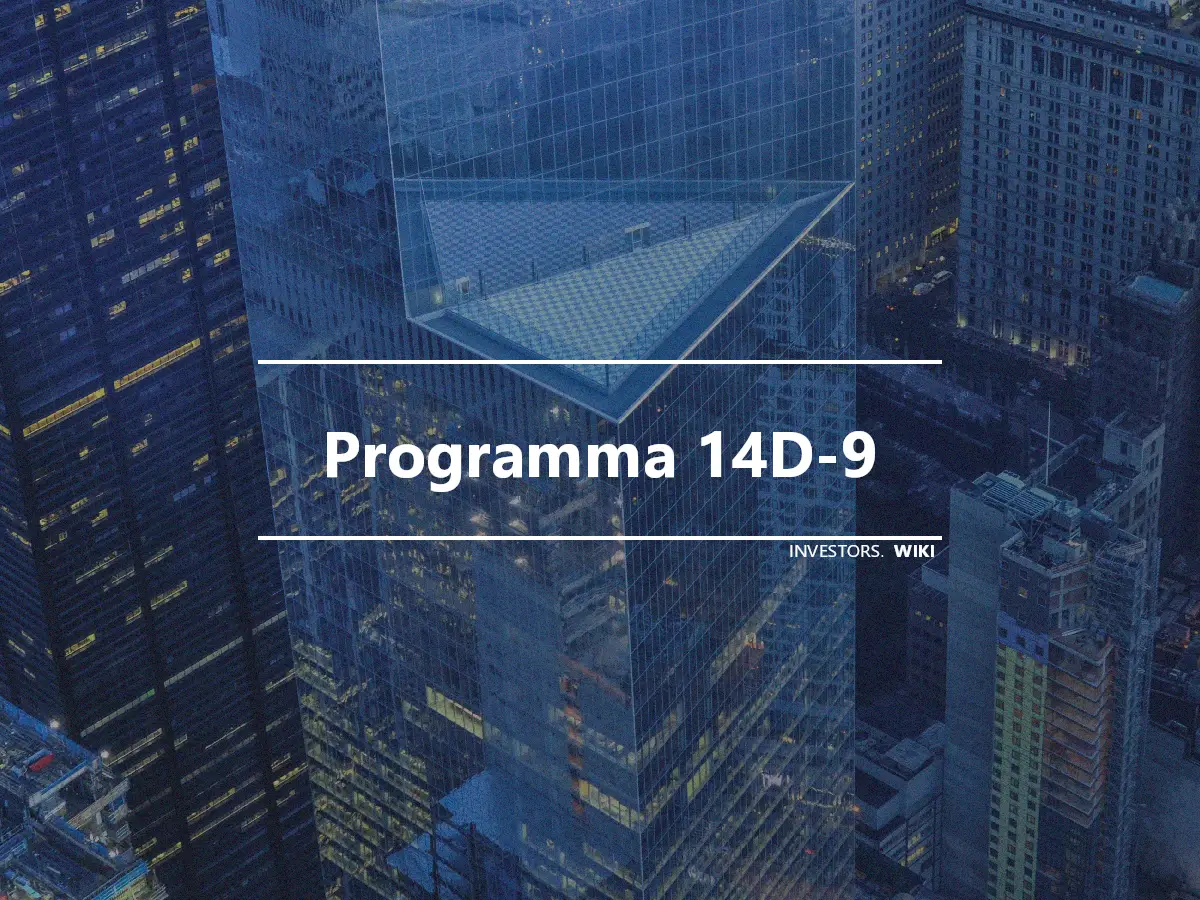 Programma 14D-9
