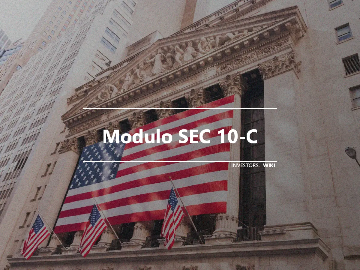 Modulo SEC 10-C