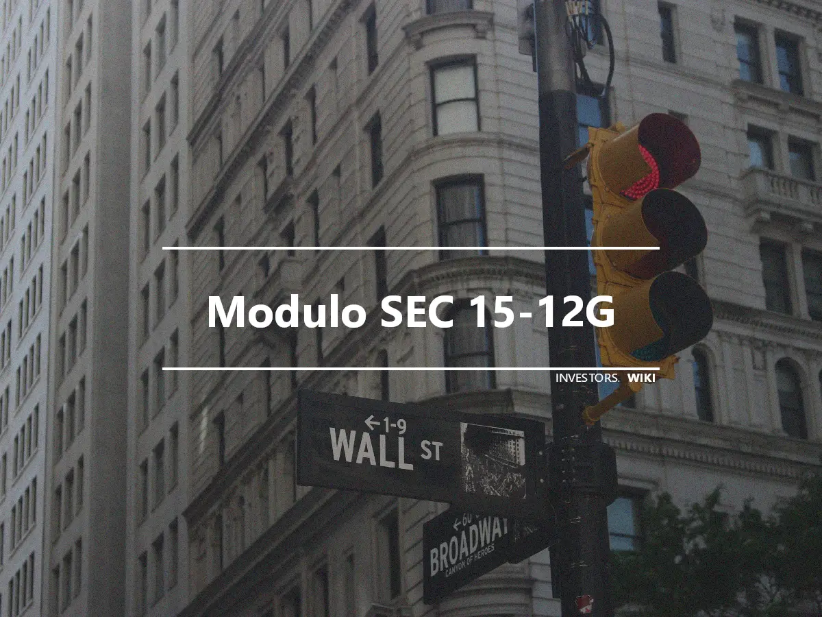 Modulo SEC 15-12G