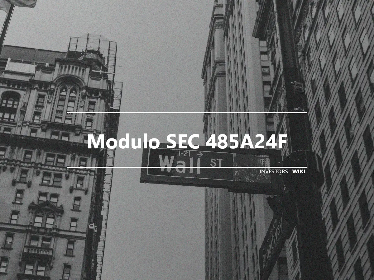 Modulo SEC 485A24F