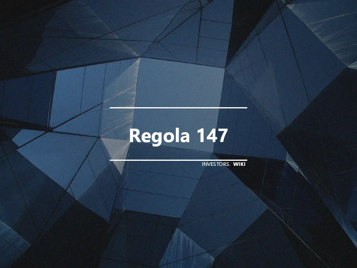 Regola 147