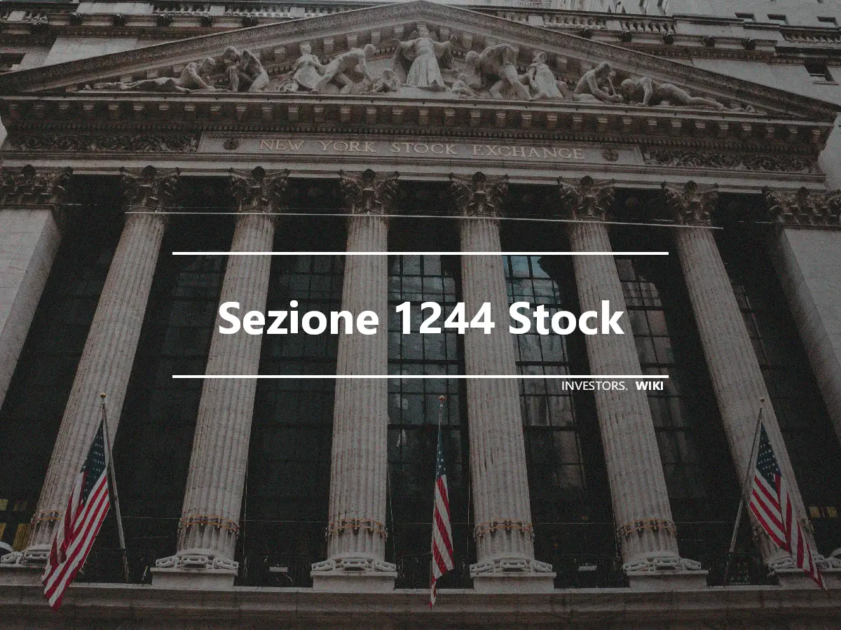 Sezione 1244 Stock