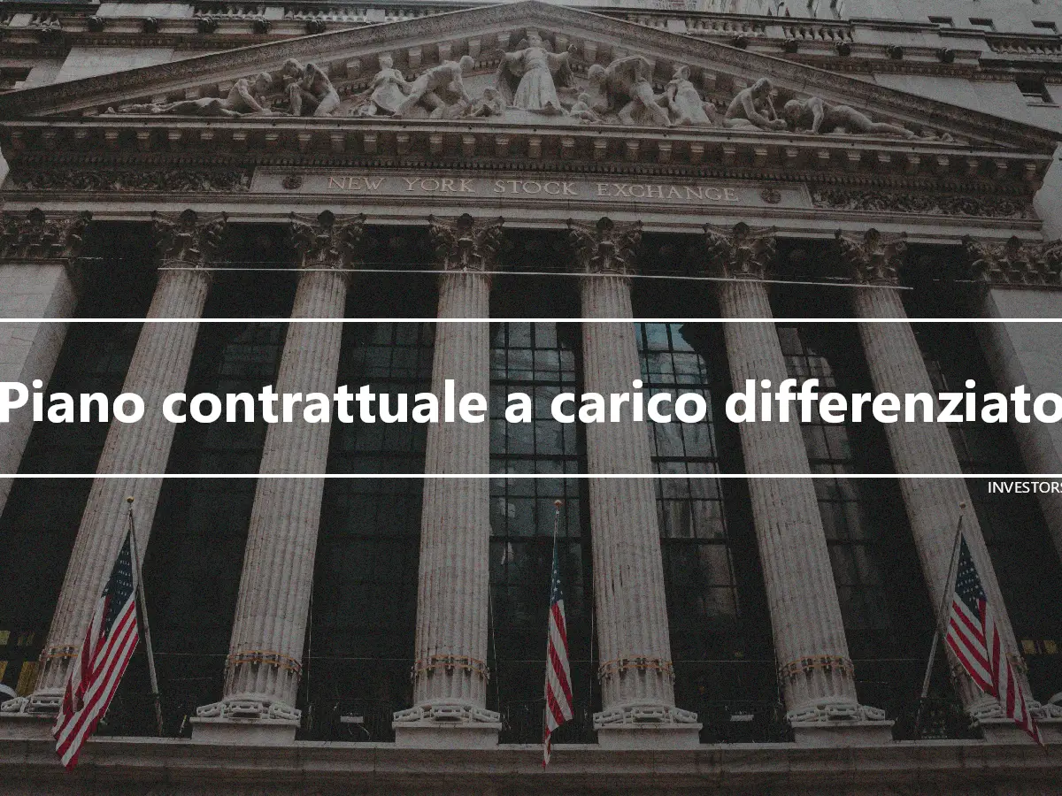 Piano contrattuale a carico differenziato