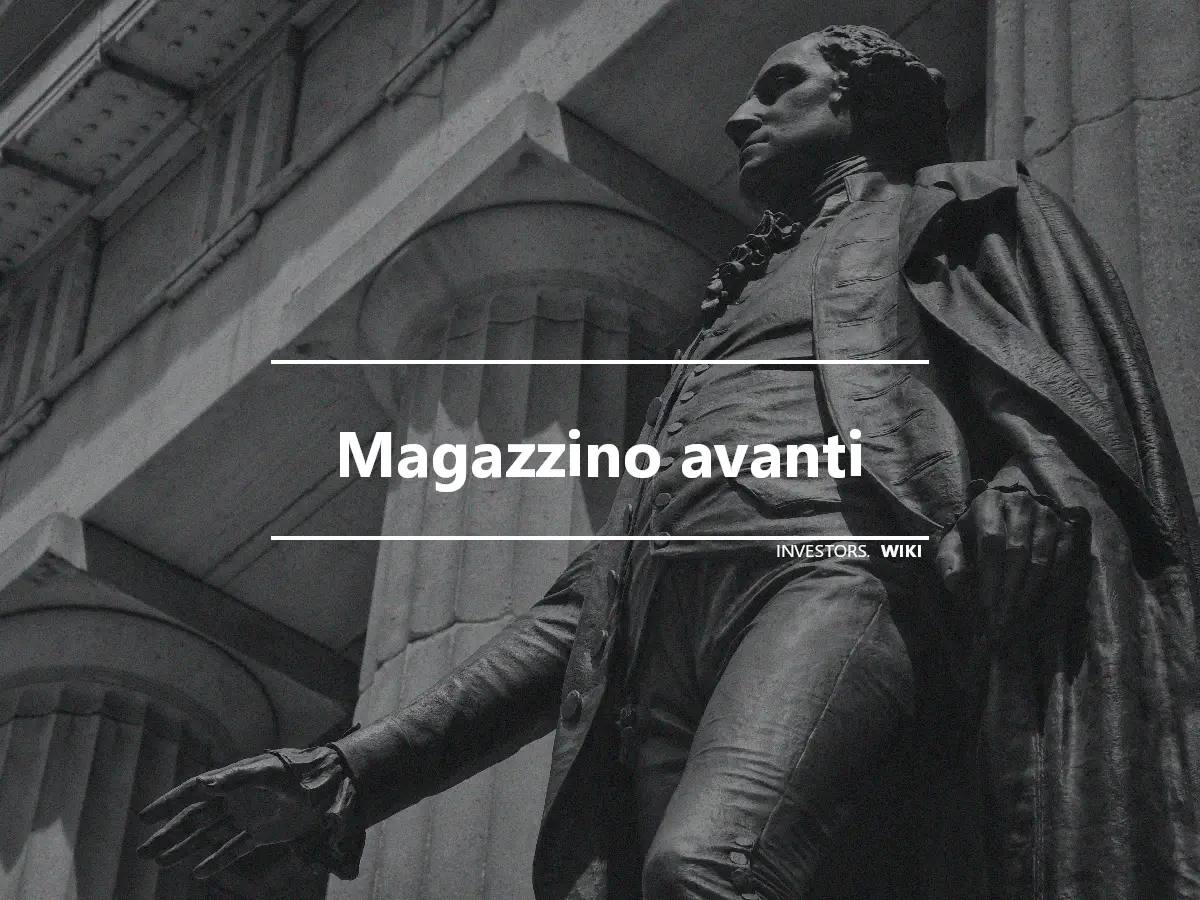 Magazzino avanti