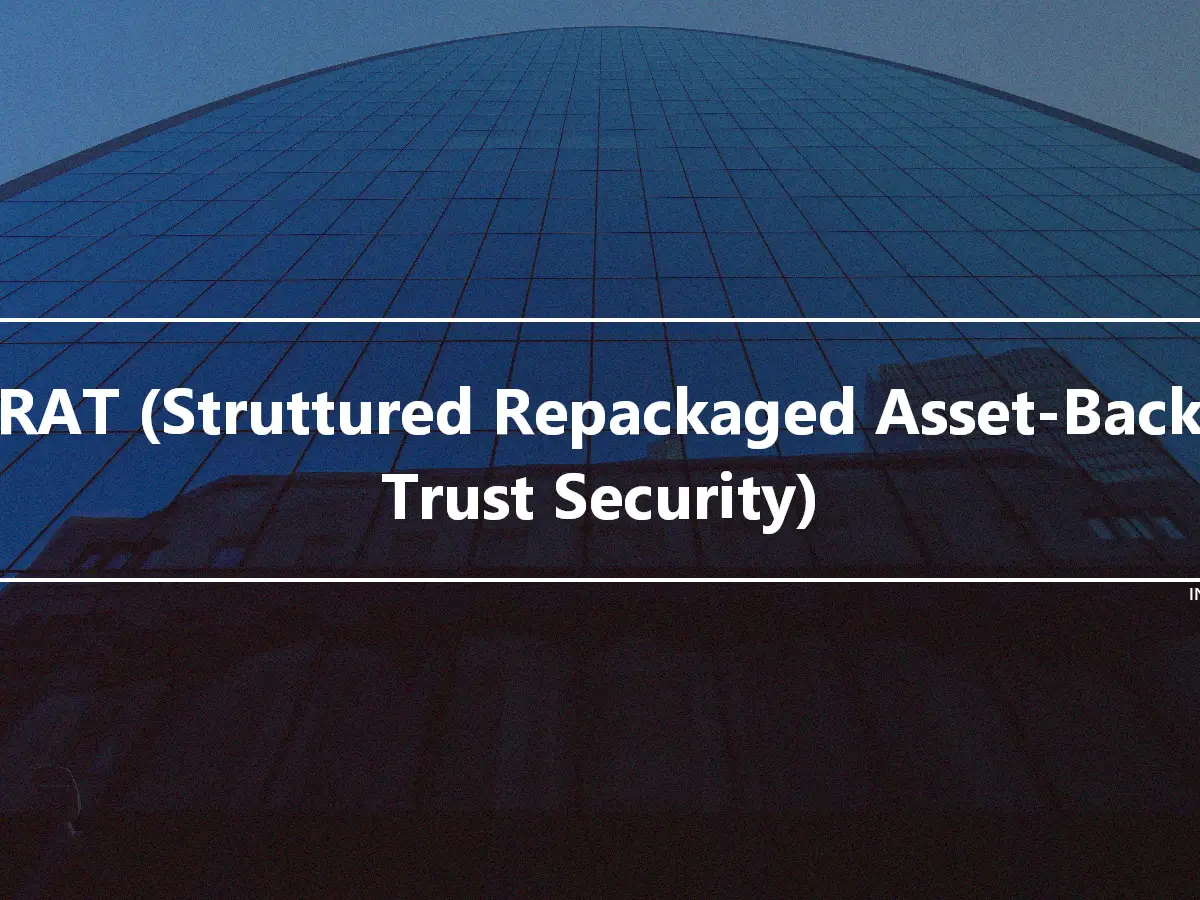 STRAT (Struttured Repackaged Asset-Backed Trust Security)