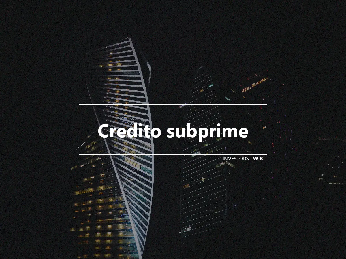 Credito subprime